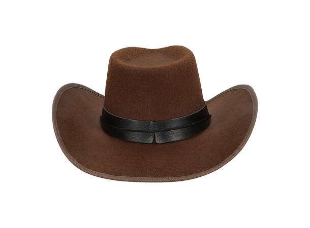 Cowboyhatt - Wyatt - Brun 1 Hatt til voksen - Onesize 