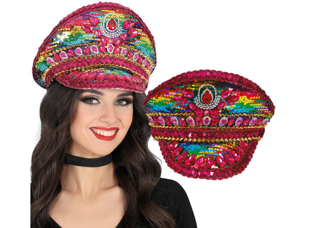 De-luxe kapteinshatt - Multicolor 1 Hatt til voksen - Onesize 