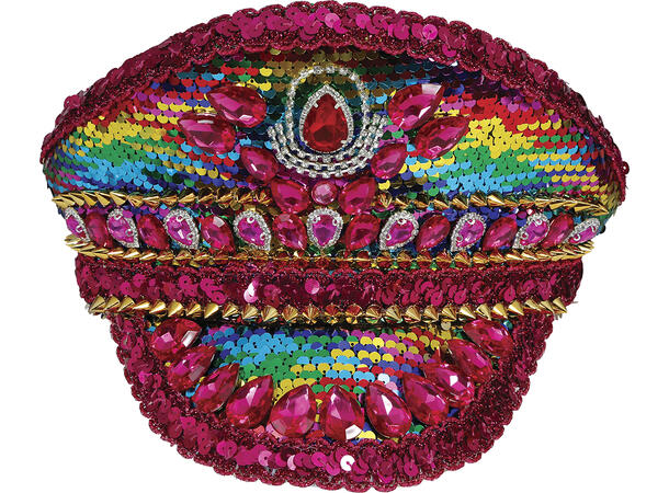 De-luxe kapteinshatt - Multicolor 1 Hatt til voksen - Onesize 