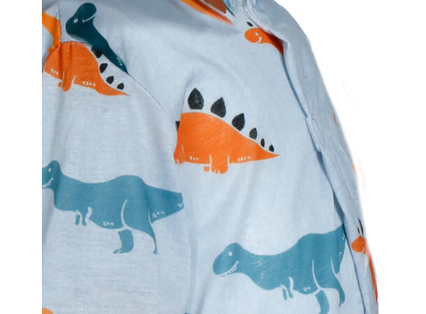 Dinosaur - Onepiece - Grå 1 Babykostyme til gutt - Str 12-18 Mnd 