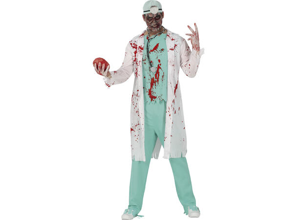 Doktor Zombie - Mann 1 Kostyme til herre - 48-50 (M) 