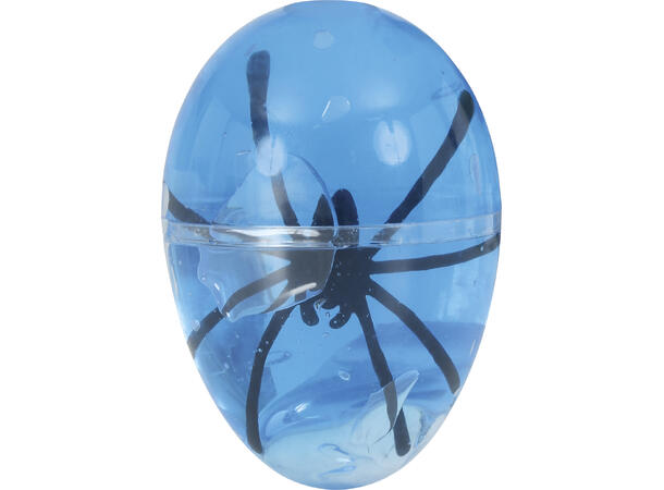 Egg med edderkopp i slim - 2 ass Display med 12 egg - 6cm 