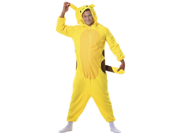 Elektrisk Chinchilla - Gul Kigurmimi 1 Kostyme til voksen - Str 44-46 (XL) 