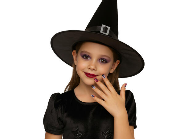 Falske negler - Halloween 3 12 falske negler m/lim 