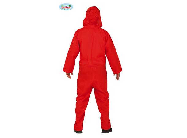 Fangekostyme - Onepiece - Rød 1 Herrekostyme - str 48-50 (M) 