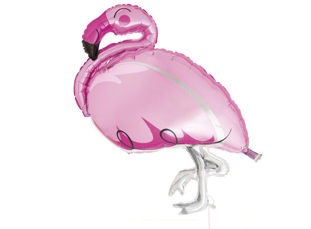 Flamingo - Gigantisk 1 Folieballong med form - 141cm