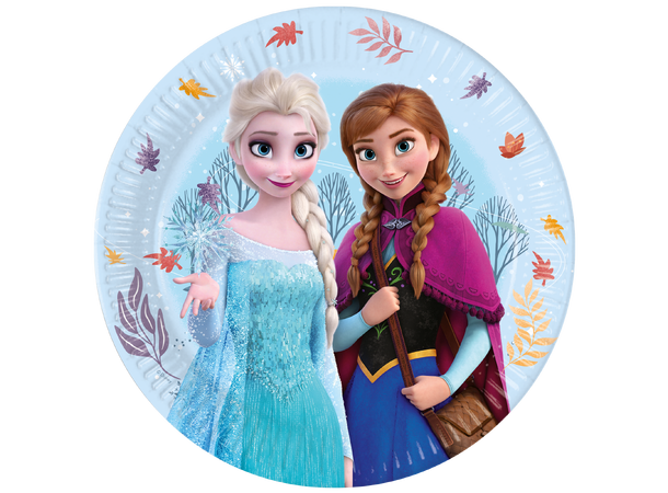 Frozen - Idyllic Wonder 8 FSC Plastfrie Tallerkener i papir 23cm