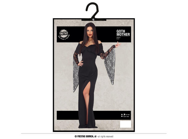 Gothic Mother - Dame 1 Kostyme til dame - 38-40 (M) 
