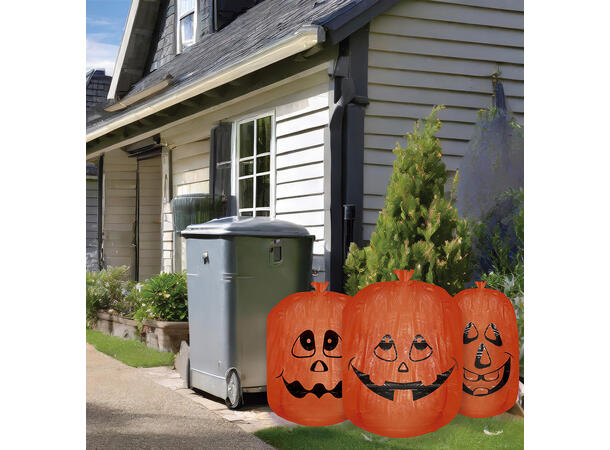 Gresskar - sekker til dekorasjon 3 Sekker i PVC - 1x 90x120cm, 2x 60x90cm 