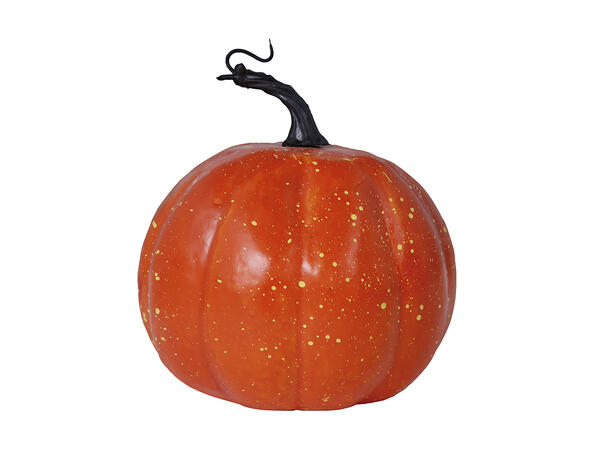 Gresskar lanterne med lys 1 Gresskar i skum - 11cm 