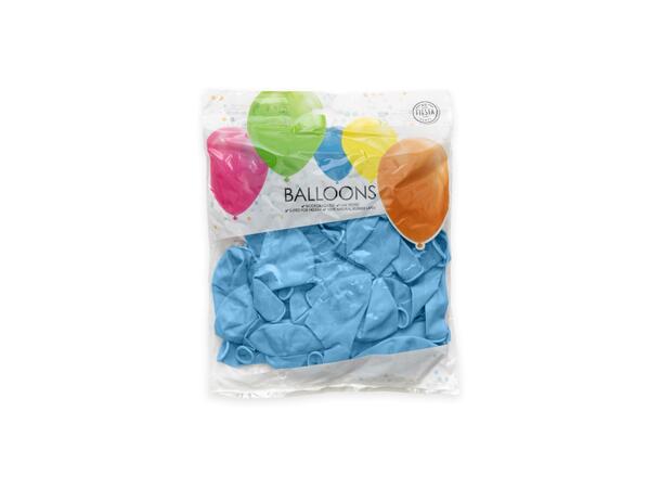 Gummiballonger - Light Blue 50 Gummiballonger - 30cm (12") 