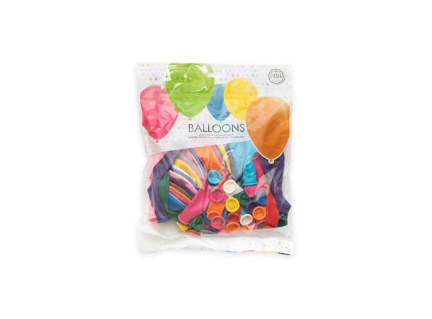 Gummiballonger - Metallic/Pearl Mix 50 Gummiballonger - 30cm (12") 