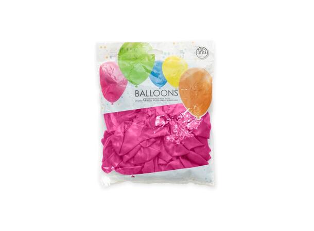 Gummiballonger - Pearl Hot Pink 50 Gummiballonger - 30cm (12") 