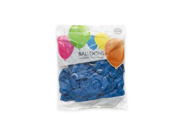 Gummiballonger - Royal Blue 50 Gummiballonger - 30cm (12") 