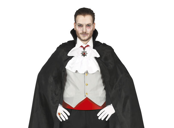 Halskjede - Vampyr - m/rubin 1 Halskjede i PVC/Polyester - 9x7cm 