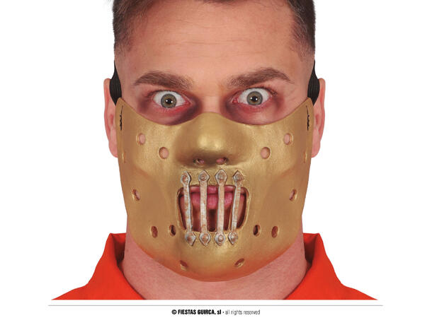 Halvmaske - Killer - Hanibal 1 Maske i Lateks 
