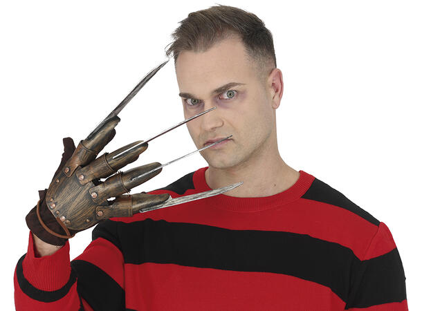 Hanske m/knivblad - HQ 1 Våpen i PVC/Polyester 