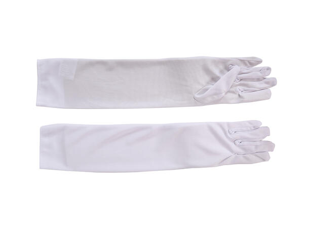 Hansker - Hvite - Lange 1 Par hansker - 42cm 