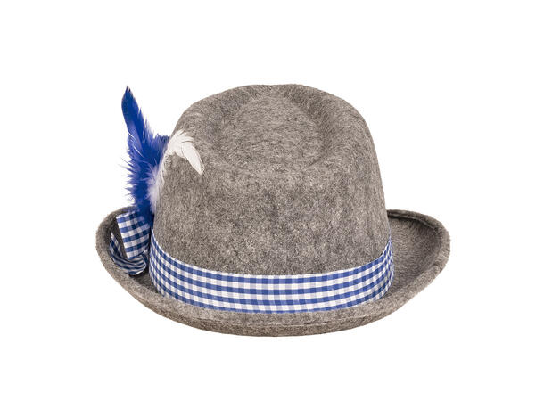 Hatt Oktoberfest - Wiesn - Blå 1 Hatt til voksen - 57cm 