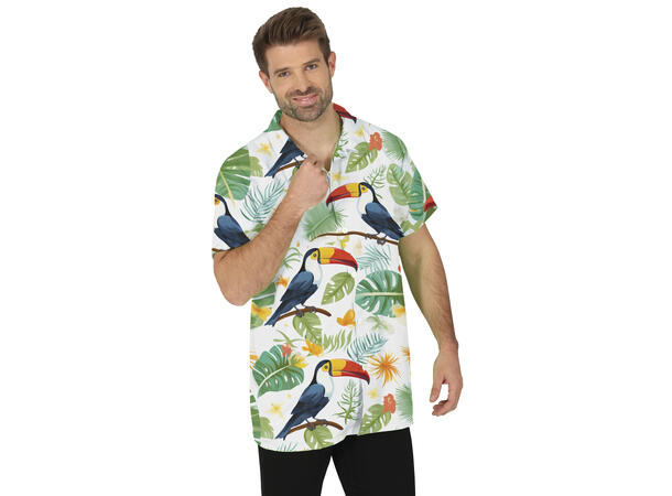 Hawaiiskjorte - Toucan 1 Herreskjorte - STR 52-54 (L) 