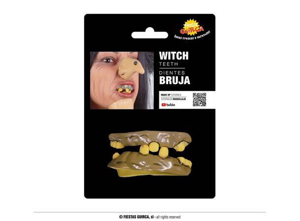 Heksetenner - helt sett 1 sett med tenner i latex 