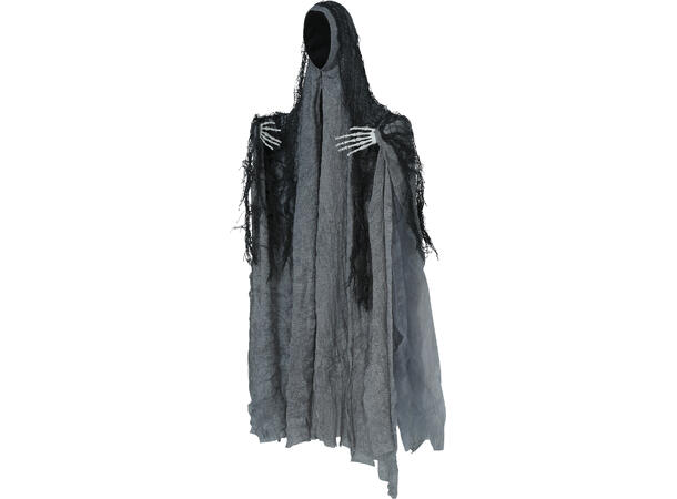 Hengende grått spøkelse m/kappe 1 Hengende figur - 50cm 