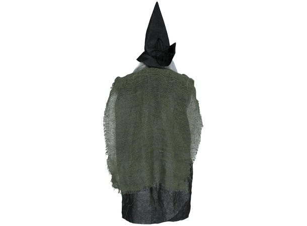 Hengende hekseskjelett m/hår 1 Hengende figur - 40cm 