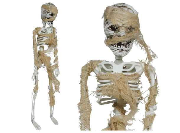 Hengende mumieskjelett 1 Hengende figur - 45cm 
