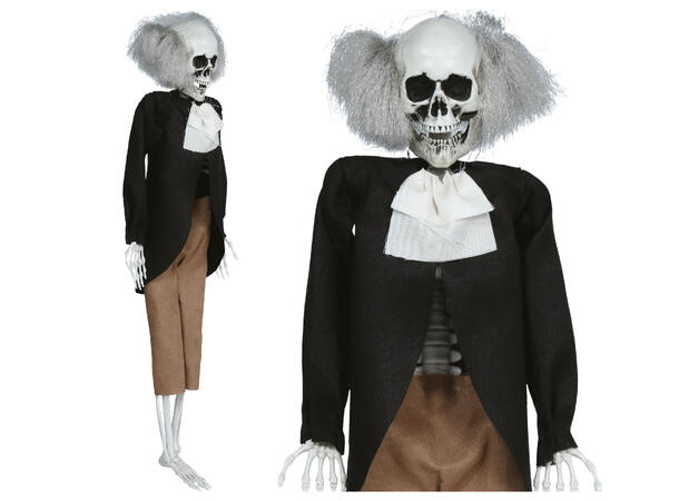 Hengende skjelett med drakt 1 Hengende figur - 40cm 