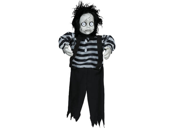 Hengende skrekkdukke m/stipete genser 1 Hengende figur - 50cm 