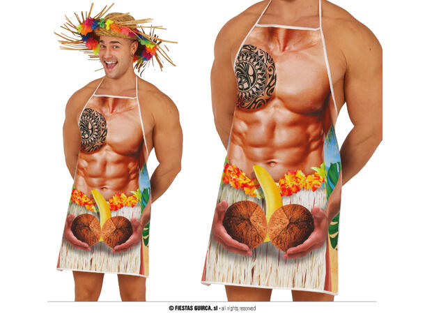 Herreforkle - Hawaii - Humor 1 Forkle til herre - Onesize 