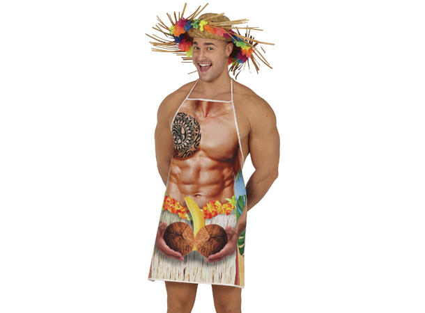 Herreforkle - Hawaii - Humor 1 Forkle til herre - Onesize 