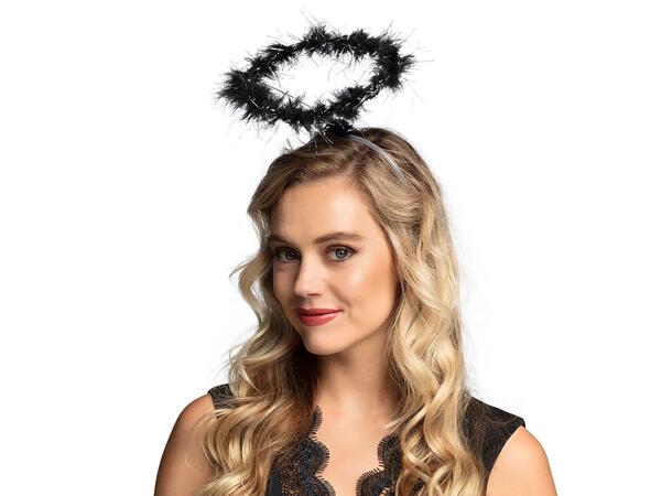 Hårbyle - Halo (glorie) - Sort 1 Hårbøyle 