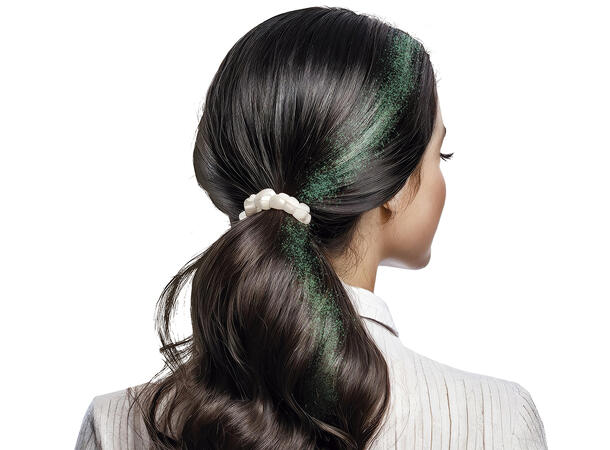 Hårspray glitter - Grønn 1 boks med hårspray - 125ml 