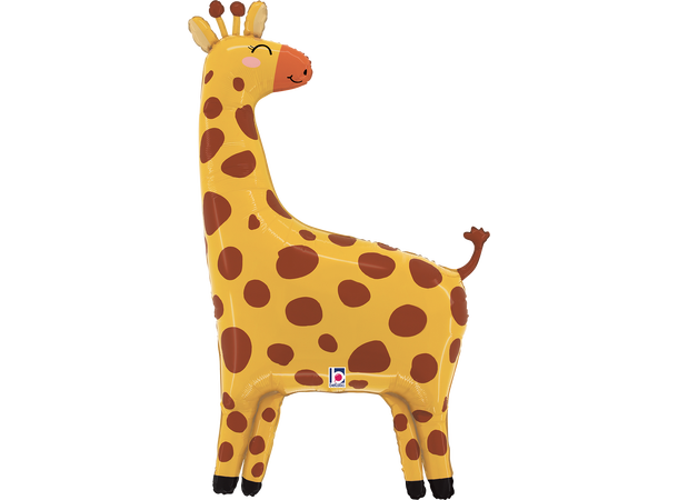 Jungeldyr - Giraff 1 Folieballong med form - (57x99 cm) 