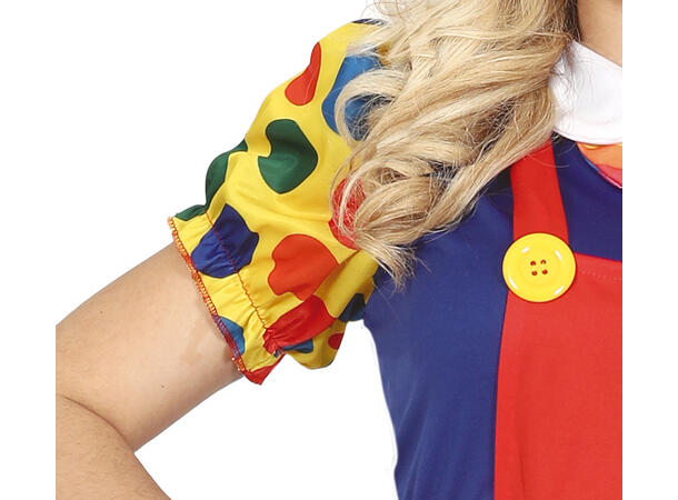 Klovn - Fargerik - Kjole 1 Damekostyme - str 44-46 (XL) 