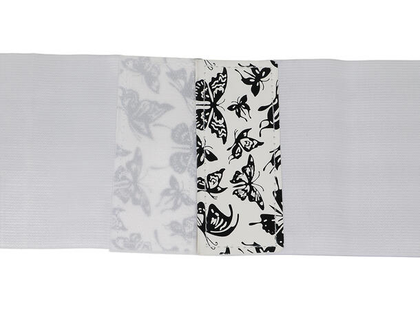 Korsett til voksen - Hvit m/sommerfugler 1 Korsett i polyester - onesize 