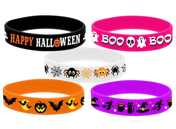 Lil Monsters - assoterte design 1 pakke med 5 silikonarmbånd 