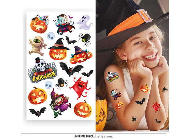 Lil Mosters - Morsomme tatoveringer 1 Ark med tatoveringer - 14x22cm 