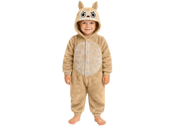 Lulu Monster - Onepiece - Beige 1 Barnekostyme Unisex - Str 10-12 År 