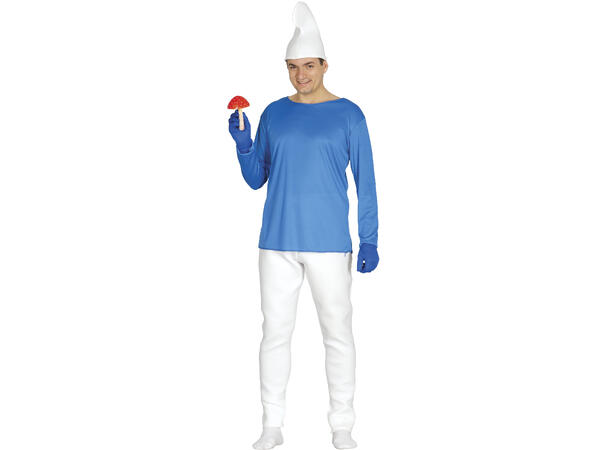 Mannsmurf 1 Kostyme til herre - 52-54 (L) 