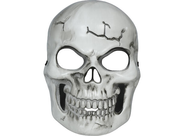 Maske - Hodeskalle hvit 1 Maske i PVC 