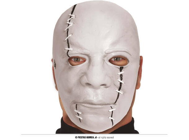 Maske - Hvit m/arr 1 Maske i Lateks 