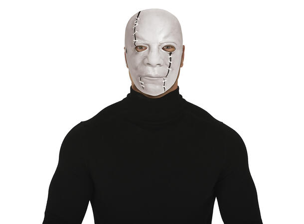Maske - Hvit m/arr 1 Maske i Lateks 
