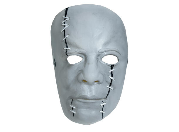 Maske - Hvit m/arr 1 Maske i Lateks 