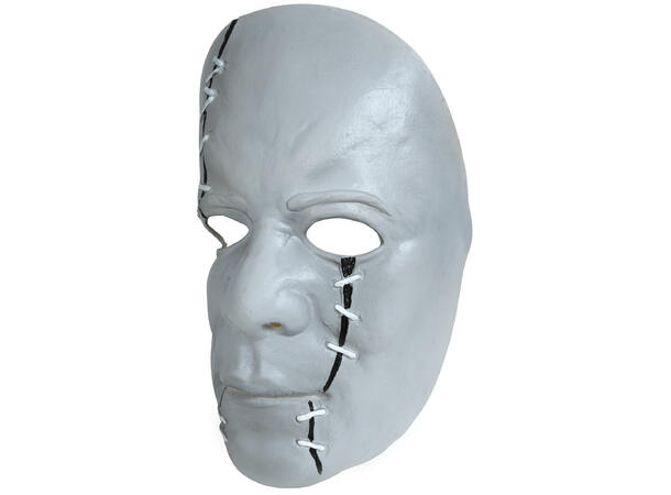 Maske - Hvit m/arr 1 Maske i Lateks 