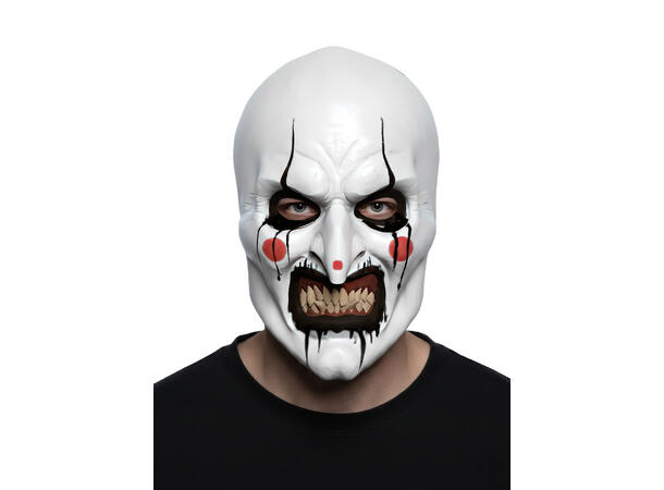 Maske - Killer Clown 1 Maske i PVC 