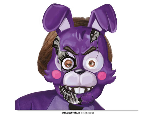 Maske til barn - Skummel kanin 1 Maske i PVC 