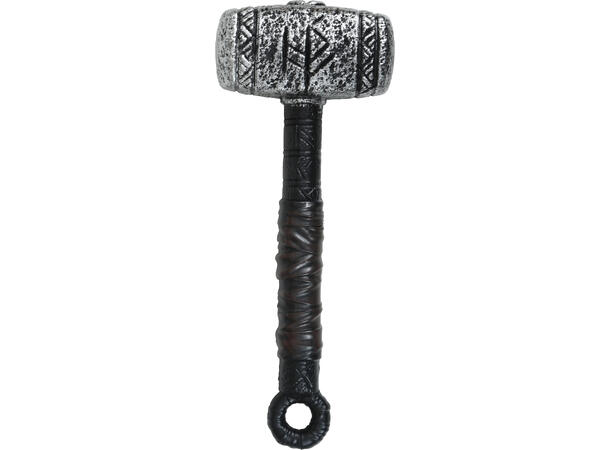 Middelaldersk hammer - Viking 1 Hammer i plast - 35cm 