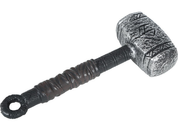 Middelaldersk hammer - Viking 1 Hammer i plast - 35cm 